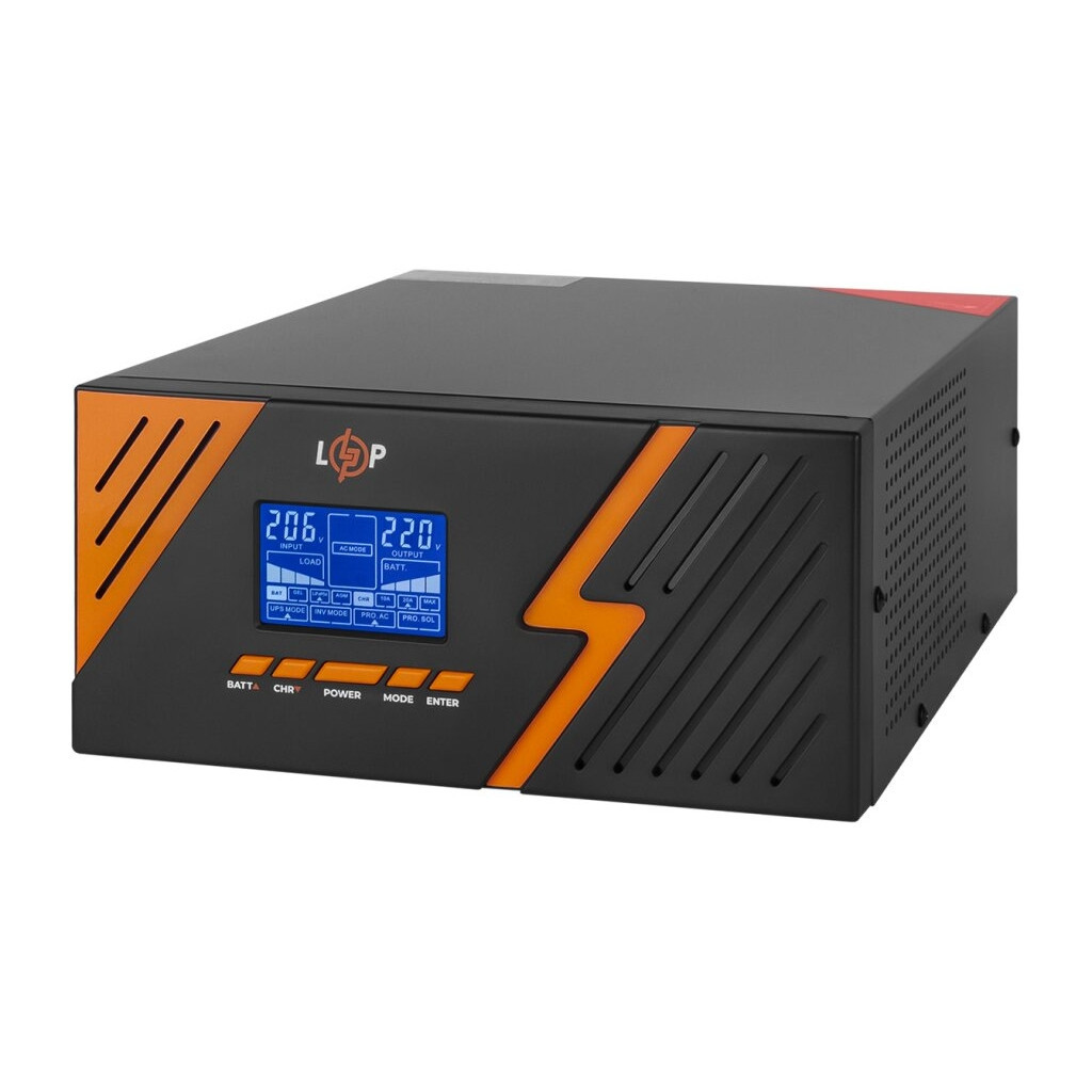 Пристрій безперебійного живлення LogicPower LPM - PSW-1500VA, 1050W, Black (22754) - фото 1