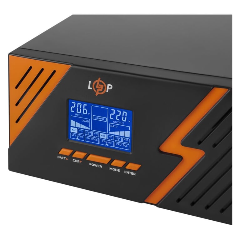 Пристрій безперебійного живлення LogicPower LPM - PSW-1500VA, 1050W, Black (22754) - фото 4