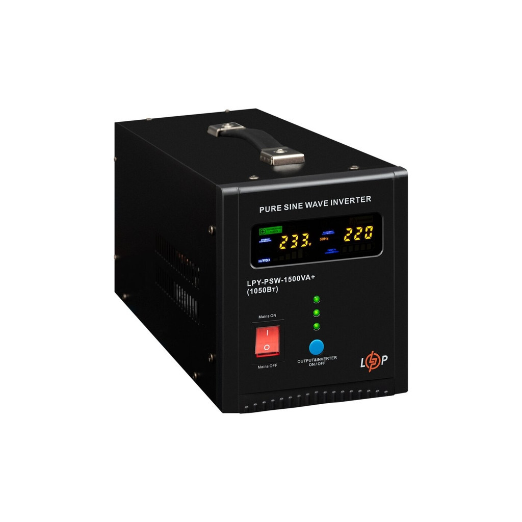 Пристрій безперебійного живлення LogicPower LPY- PSW-1500VA+ (1050W) (22872) - фото 1