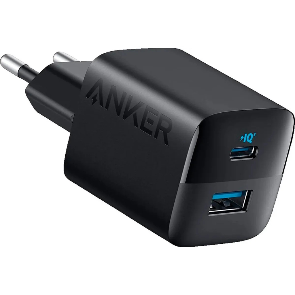 Зарядний пристрій Anker PowerPort 323 - 33W Dual-Port USB-C Black (A2331G11) - фото 1 Зарядний пристрій Anker PowerPort 323 - 33W Dual-Port USB-C Black (A2331G11) - фото 1