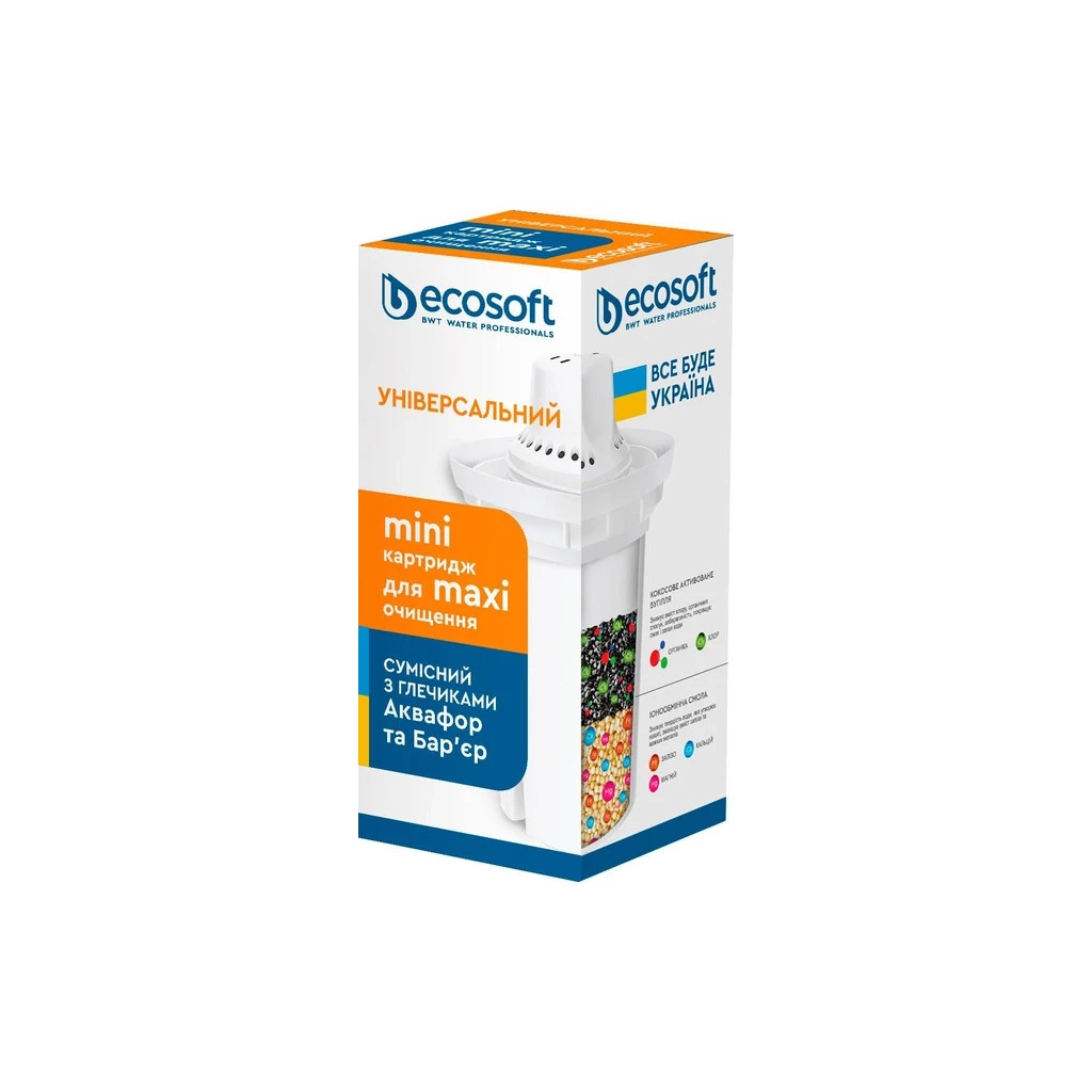 Картридж для фільтра глечика Ecosoft Картридж для глечиків універсальний (4820056801439) - фото 2 Картридж для фільтра глечика Ecosoft Картридж для глечиків універсальний (4820056801439) - фото 2