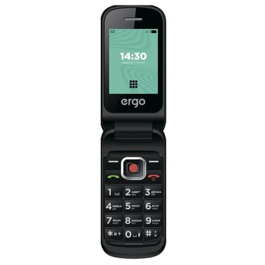 Мобільний телефон Ergo F241 Black - фото 1