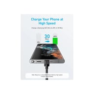 Дата кабель USB-C to USB-C 0.9m 322 Black Anker (A81F5G11) - фото 4