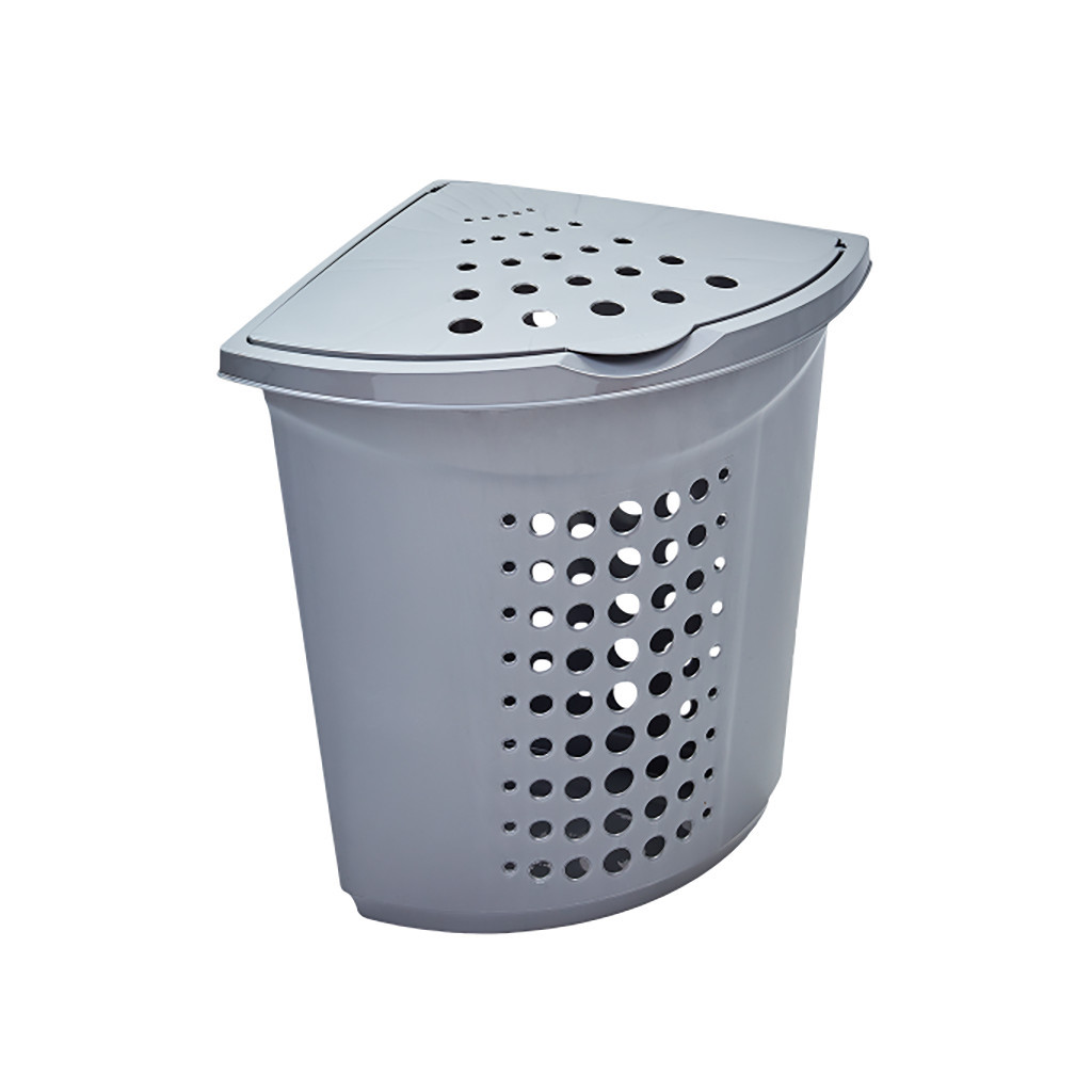 Кошик для білизни Алеана Кутовий Сірий 45 л (алн 122051/сірий) - фото 1