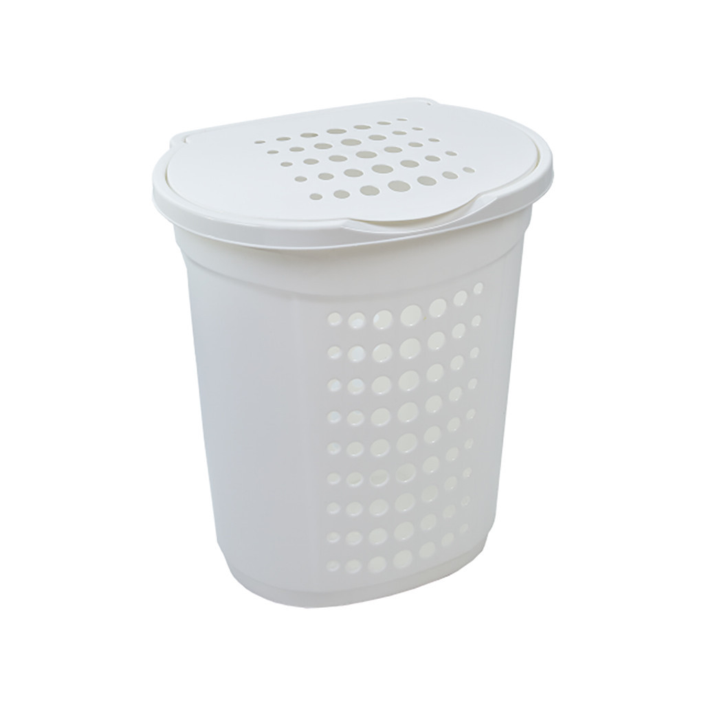 Кошик для білизни Алеана Овальний Білий 60 л (алн 122053/білий) Кошик для білизни Алеана Овальний Білий 60 л (алн 122053/білий)