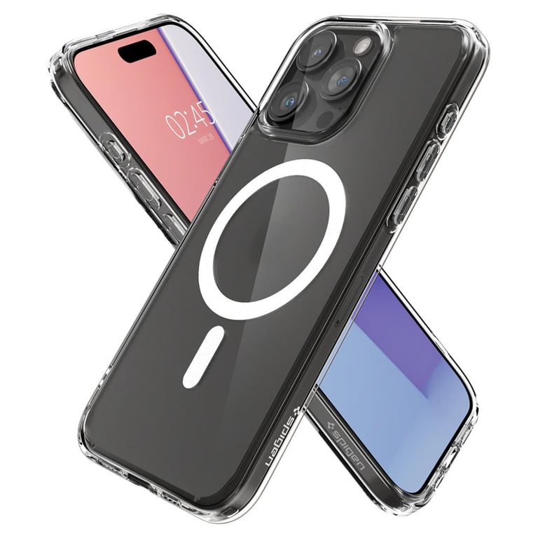 Чохол до мобільного телефона Spigen iPhone 15 Pro Max Ultra Hybrid MagFit Frost Clear (ACS06580) - фото 4