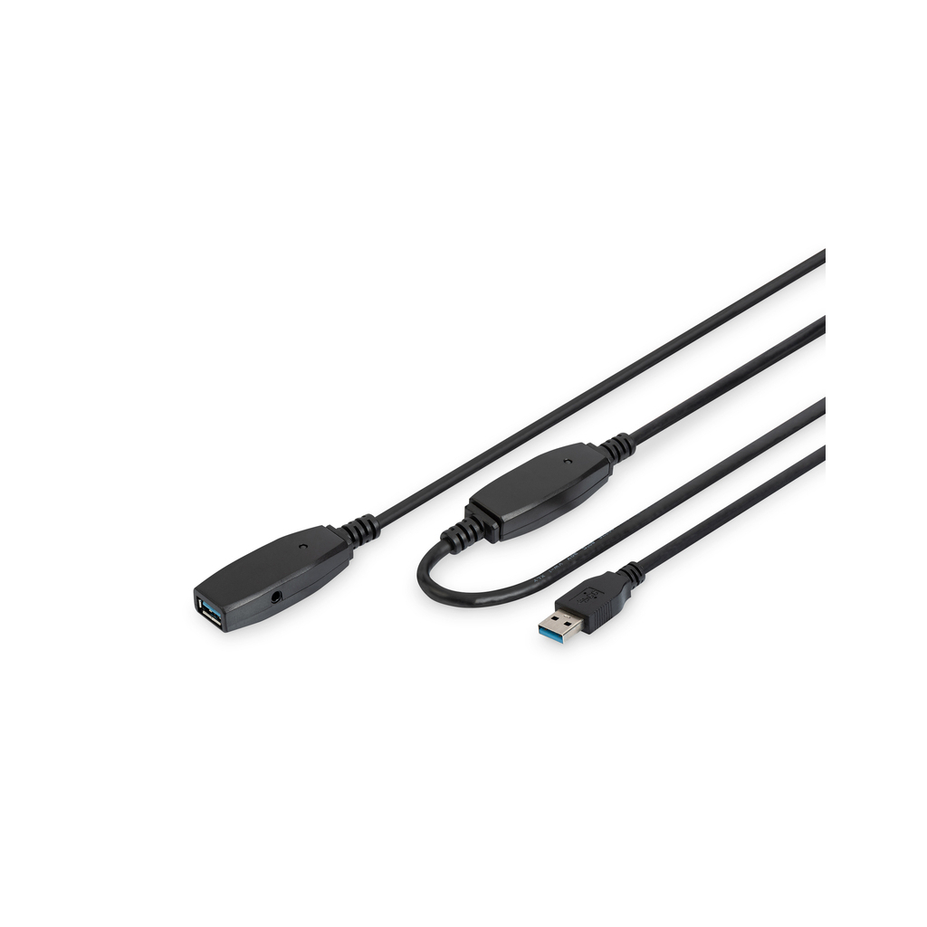 Дата кабель USB 3.0 AM/AF 10.0m Active Cable Digitus (DA-73105) Дата кабель USB 3.0 AM/AF 10.0m Active Cable Digitus (DA-73105)