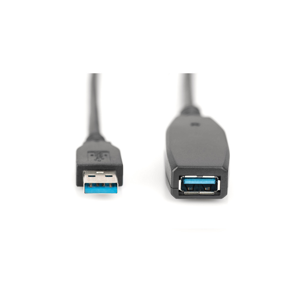 Дата кабель USB 3.0 AM/AF 5.0m Active Cable Digitus (DA-73104) - фото 2 Дата кабель USB 3.0 AM/AF 5.0m Active Cable Digitus (DA-73104) - фото 2