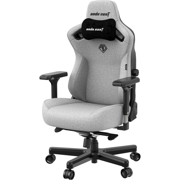 Крісло ігрове Anda Seat Kaiser 3 Fabric Size XL Grey (AD12YDC-XL-01-G-PV/F) - фото 2