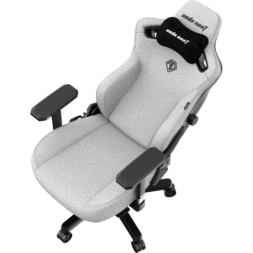 Крісло ігрове Anda Seat Kaiser 3 Fabric Size XL Grey (AD12YDC-XL-01-G-PV/F) - фото 9 Крісло ігрове Anda Seat Kaiser 3 Fabric Size XL Grey (AD12YDC-XL-01-G-PV/F) - фото 9