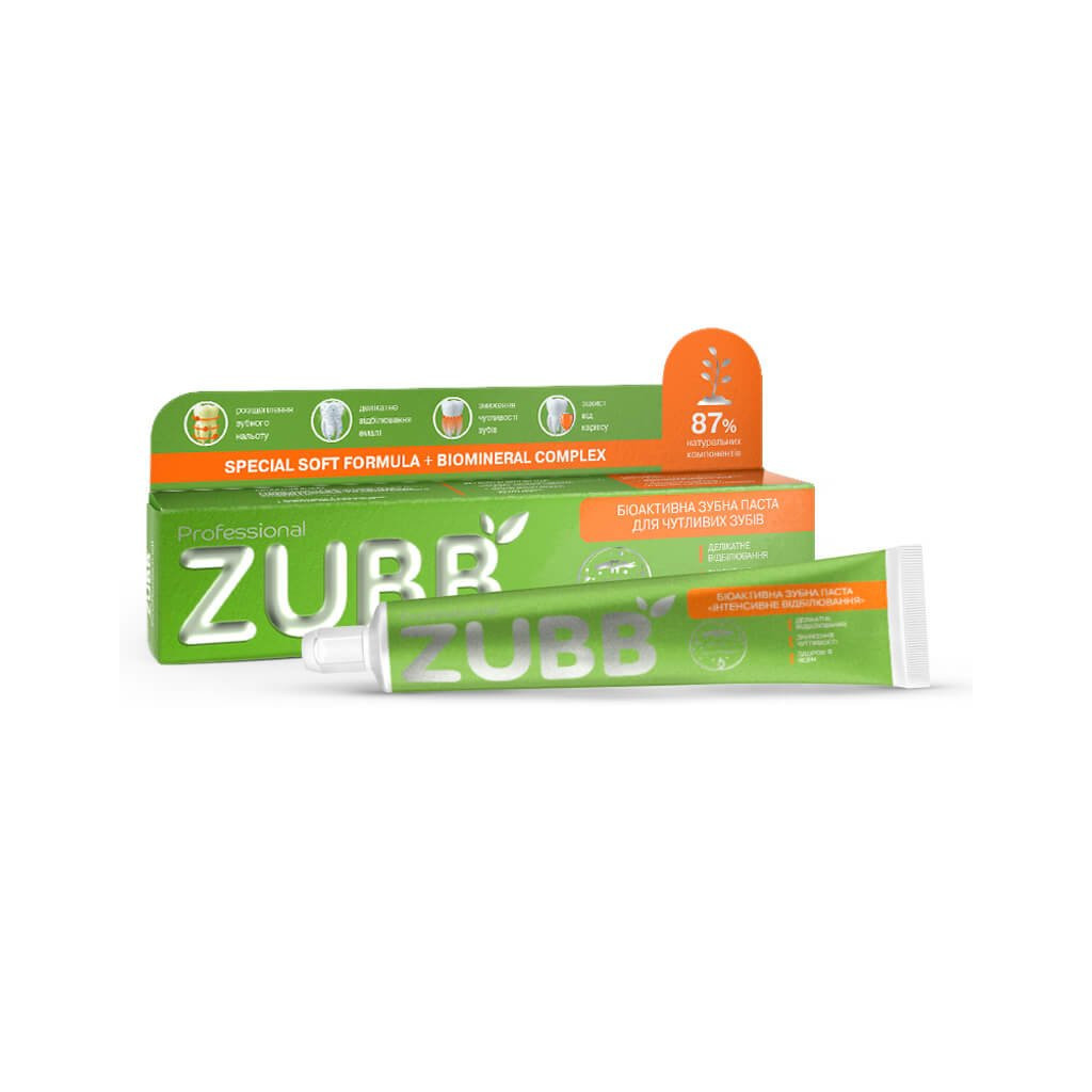 Зубна паста Zubb Для чутливих зубів 90 г (4820206210104) - фото 1