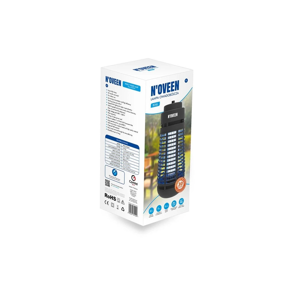 Інсектицидна лампа N'oveen IKN6 (RL073623) - фото 2 Інсектицидна лампа N'oveen IKN6 (RL073623) - фото 2