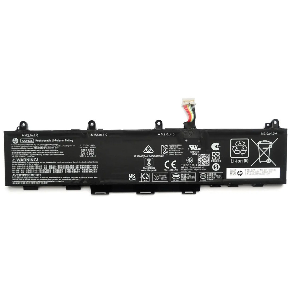 Акумулятор до ноутбука HP EliteBook 850 G7/G8 CC03XL, 53Wh (4400mAh), 3cell, 11.55V, Li-ion (A47874) - фото 1