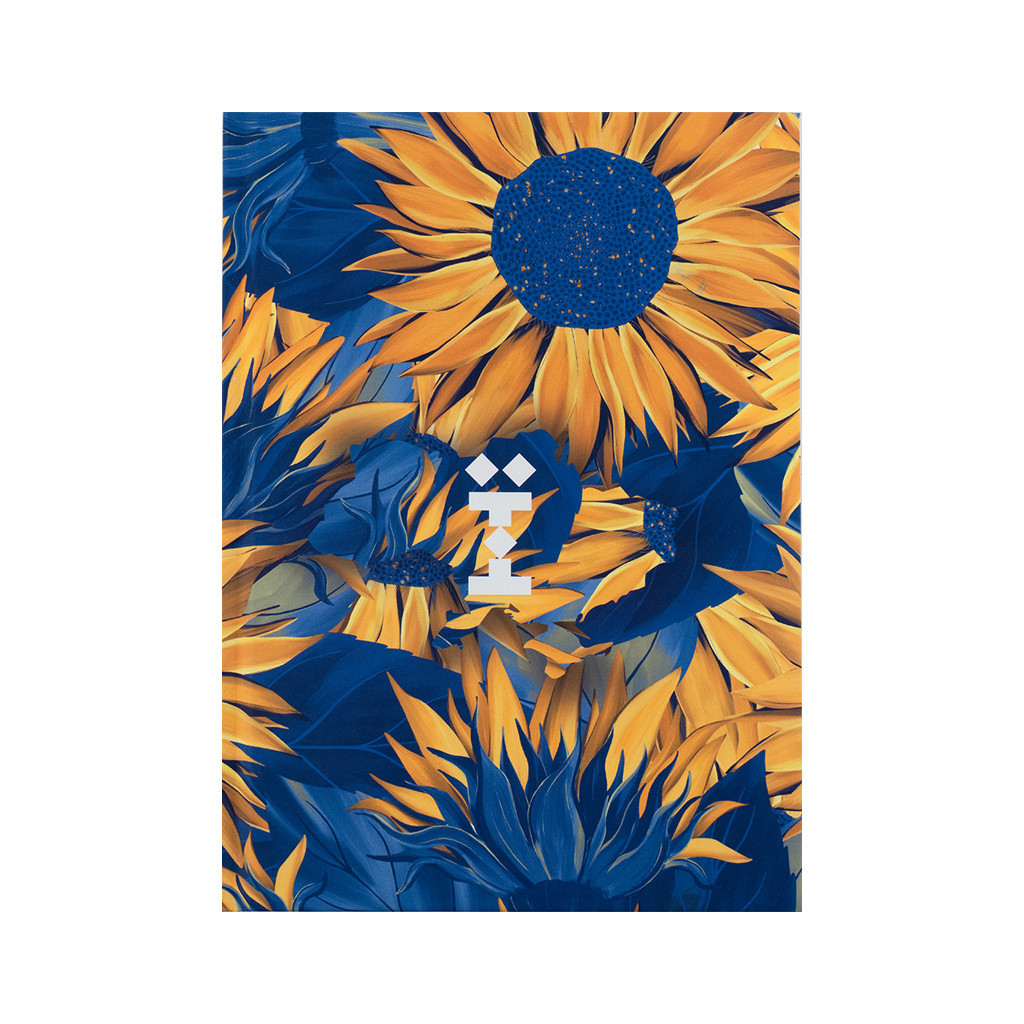 Книга записна Axent UA Ї А5 клітинка тверда обкладинка 96 аркушів (8455-3-A) - фото 1