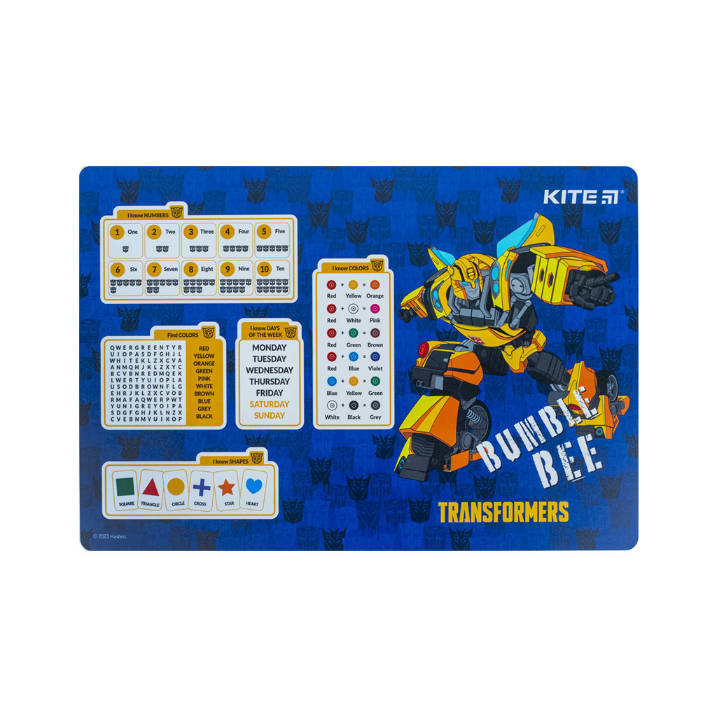 Підкладка настільна Kite Transformers 42,5 x 29 см (TF23-207) - фото 1
