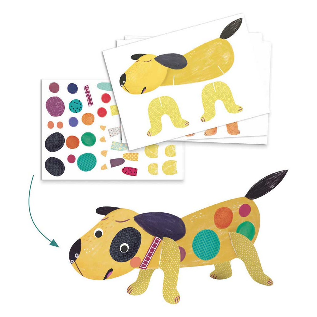 Набір для творчості Djeco Будиночки для тварин (DJ09293) - фото 4 Набір для творчості Djeco Будиночки для тварин (DJ09293) - фото 4