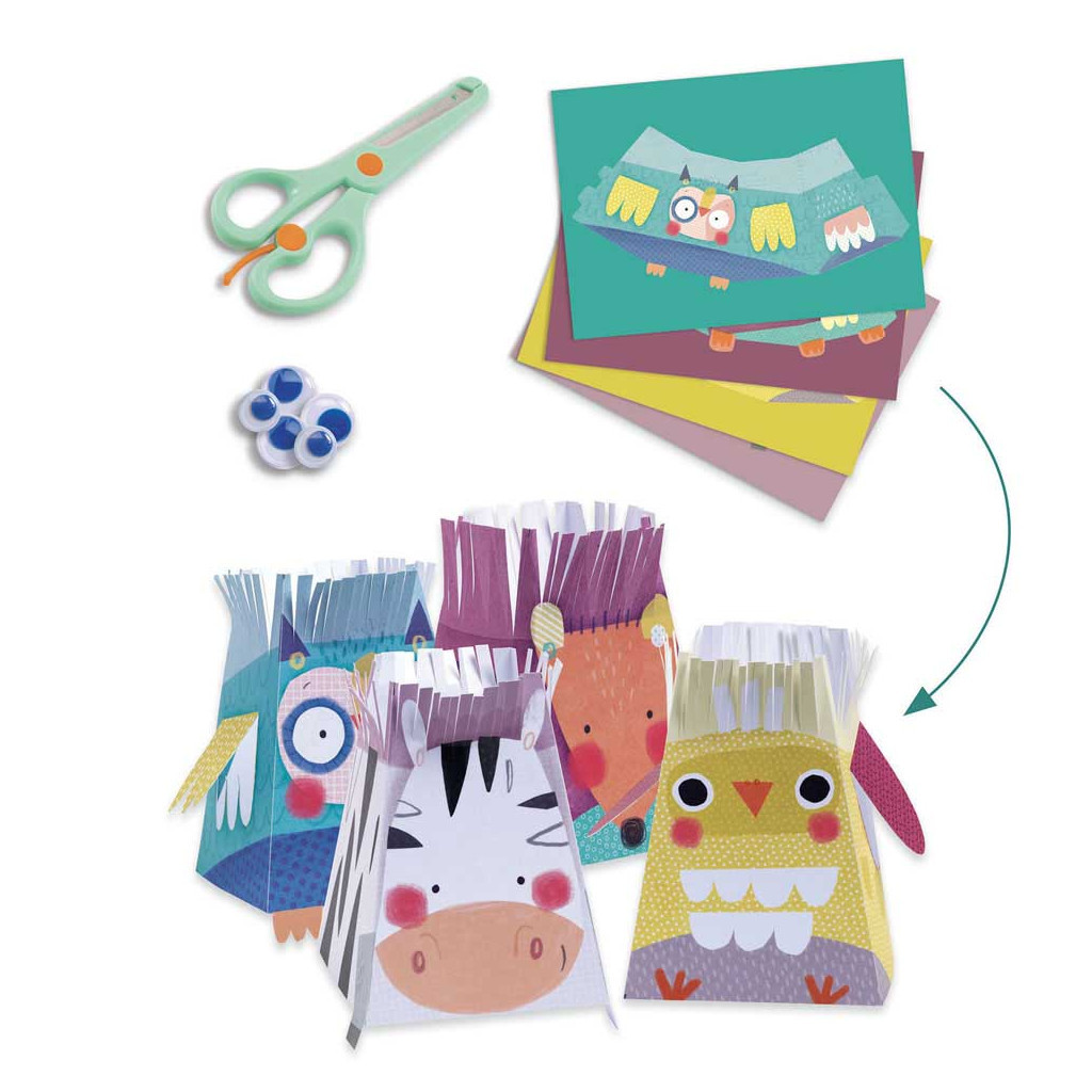 Набір для творчості Djeco Будиночки для тварин (DJ09293) - фото 5 Набір для творчості Djeco Будиночки для тварин (DJ09293) - фото 5