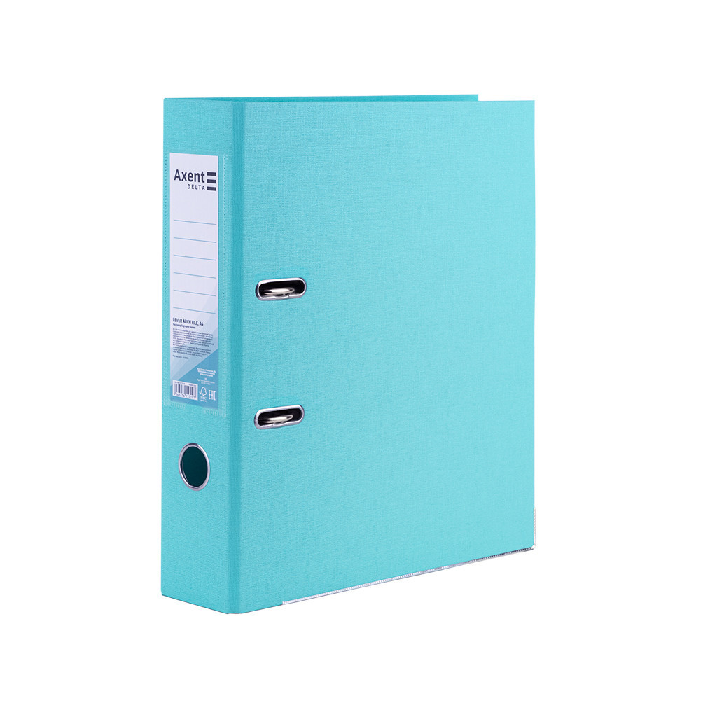 Папка - реєстратор Axent Pastelini А4+ двостороння 7.5 cм Бірюзова (D1712-22C) - фото 1