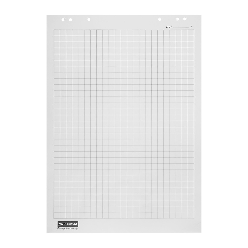 Папір для фліпчарта Buromax Jobmax 64х90 см клітинка 20 аркушів (BM.2297-00) - фото 1 Папір для фліпчарта Buromax Jobmax 64х90 см клітинка 20 аркушів (BM.2297-00) - фото 1