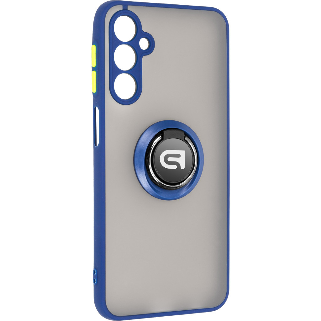 Чохол до мобільного телефона Armorstandart Frosted Matte Ring Samsung A25 5G (A256) Navy Blue (ARM73765) - фото 1