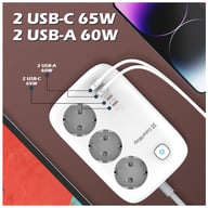 Мережевий фільтр живлення ColorWay CW-CHE34PDW 3 розетки/4USB (CW-CHE34PDW) - фото 11