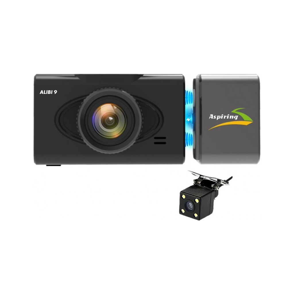 Відеореєстратор Aspiring Alibi 9 GPS, 3 Cameras, Speedcam (Aspiring Alibi 9 GPS, 3 Cameras, Speedcam) - фото 5 Відеореєстратор Aspiring Alibi 9 GPS, 3 Cameras, Speedcam (Aspiring Alibi 9 GPS, 3 Cameras, Speedcam) - фото 5