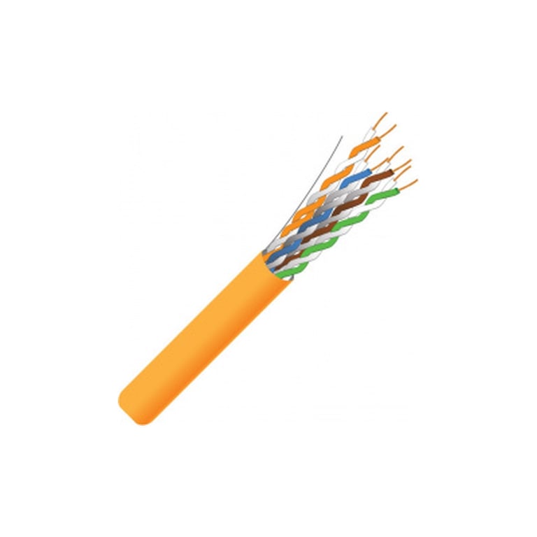 Кабель мережевий FinMark UTP 305м CAT6 4P 23AWG LSZH Or Pull Box (163151) - фото 1