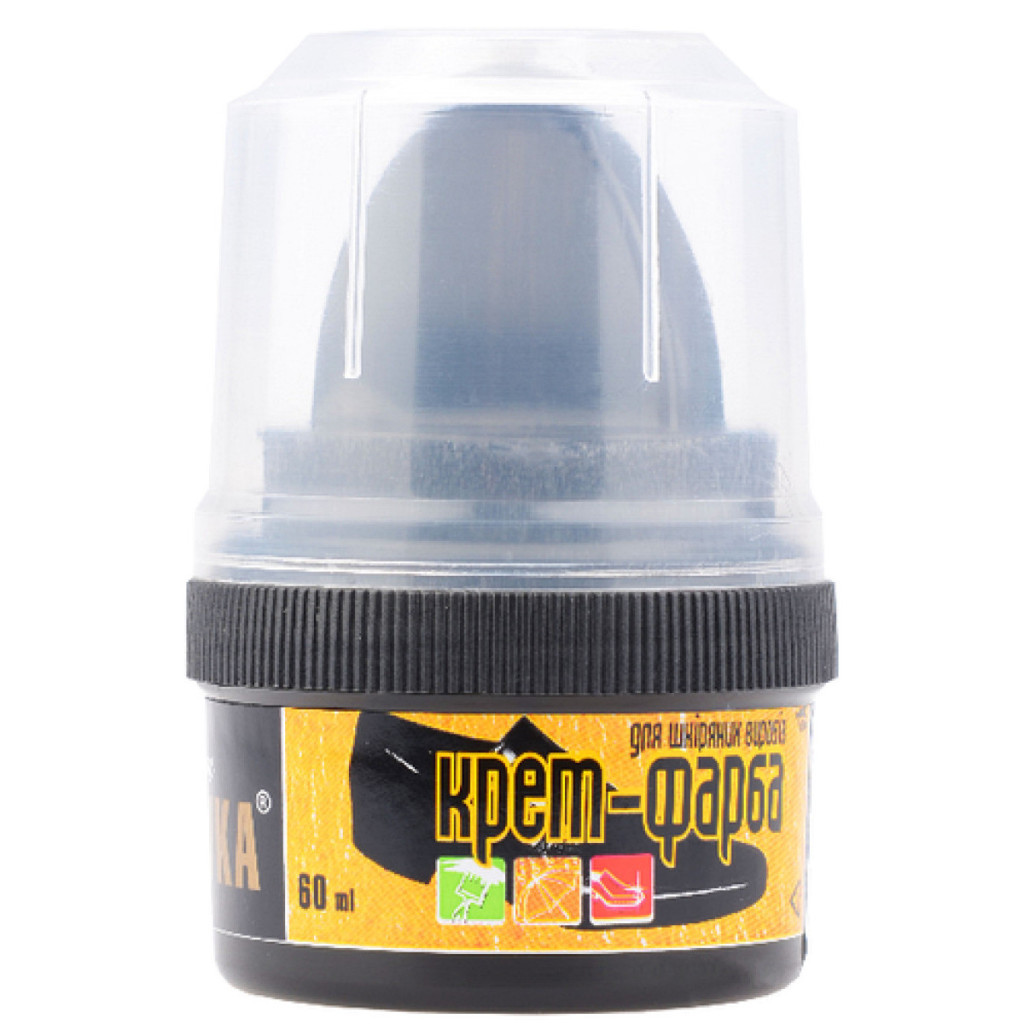 Крем для взуття Blyskavka Крем-фарба Чорний 60 мл (4820055141970) - фото 1