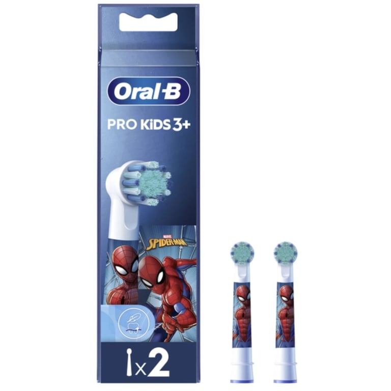 Насадка для зубної щітки Oral-B Kids Людина-павук, 2 шт (8006540805008) - фото 1