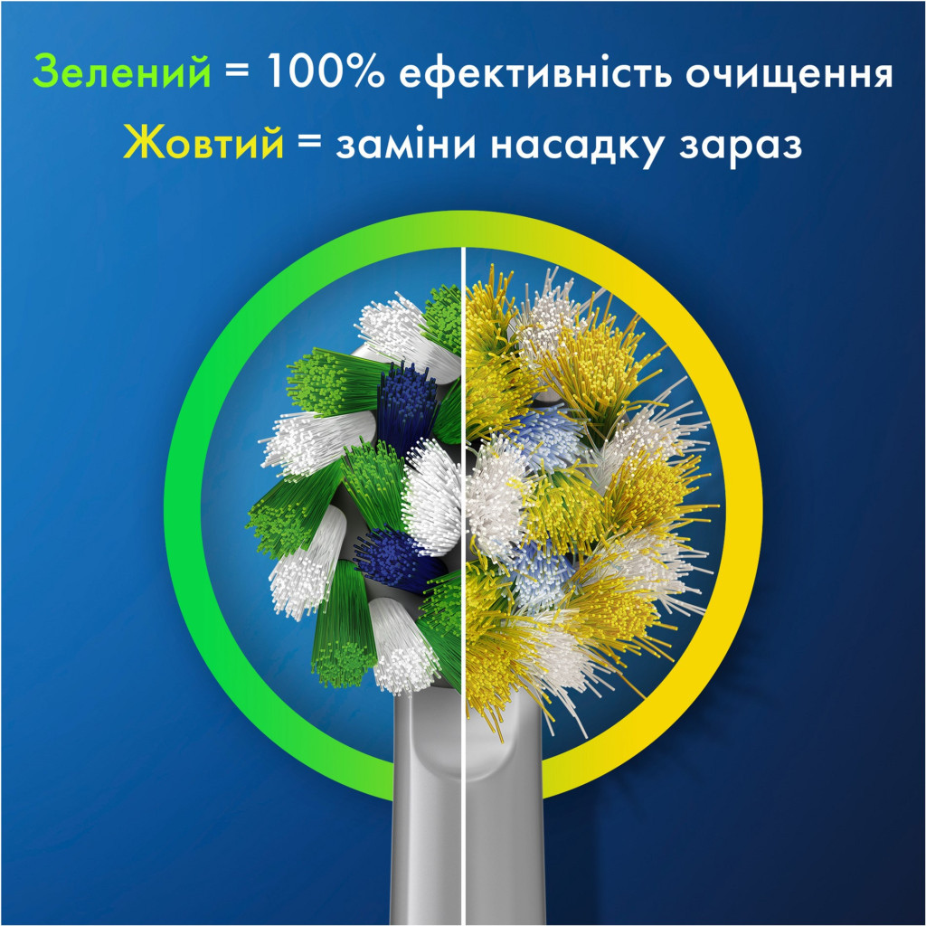 Насадка для зубної щітки Oral-B Pro Cross Action, 6 шт (8006540847879) - фото 4 Насадка для зубної щітки Oral-B Pro Cross Action, 6 шт (8006540847879) - фото 4