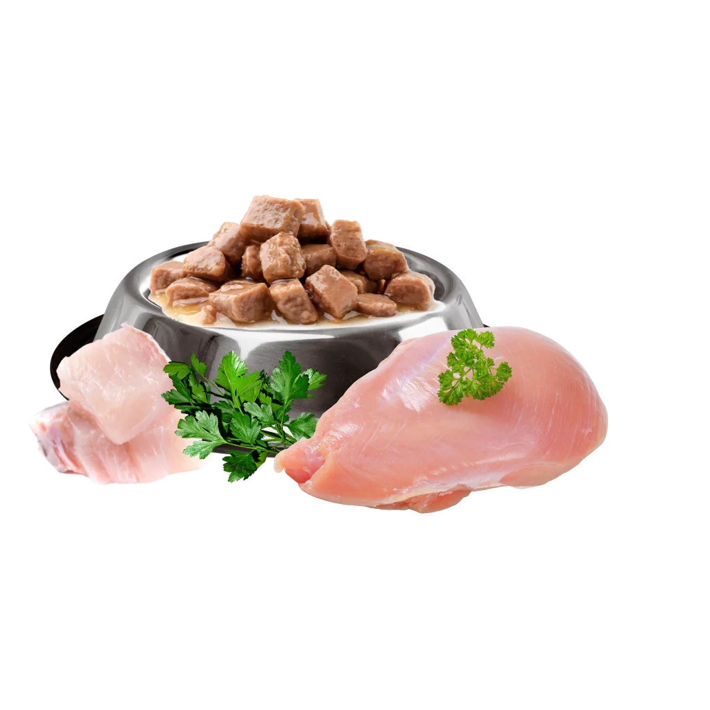 Вологий корм для кішок Mis Kiss з індичкою в соусі 100 г (4820164440162/4820111141487) - фото 2 Вологий корм для кішок Mis Kiss з індичкою в соусі 100 г (4820164440162/4820111141487) - фото 2