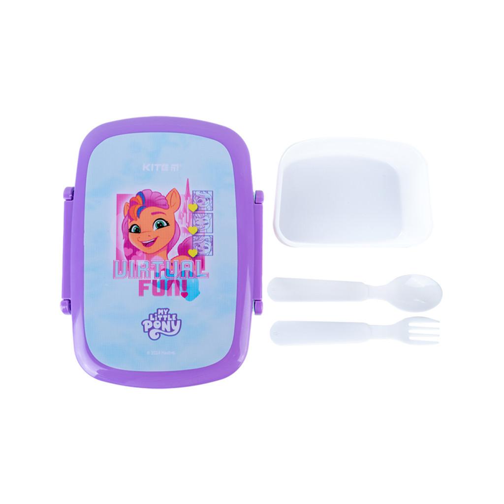 Ланч-бокс дитячий Kite My Little Pony з наповненням 750 мл (LP24-163) - фото 4 Ланч-бокс дитячий Kite My Little Pony з наповненням 750 мл (LP24-163) - фото 4