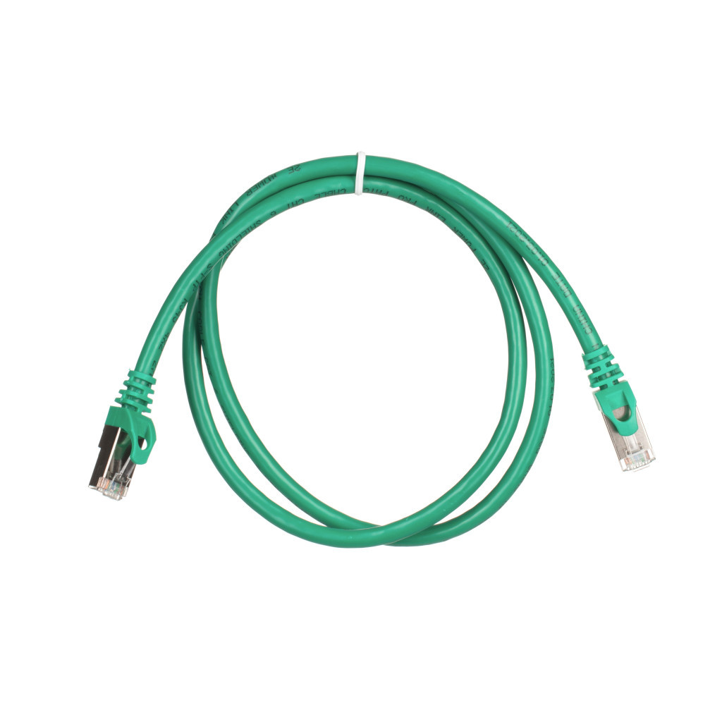 Патч-корд 1м S/FTP Cat 6 CU PVC 26AWG 7/0.16 green 2E (2E-PC6SFTPCOP-100GRN) - фото 2 Патч-корд 1м S/FTP Cat 6 CU PVC 26AWG 7/0.16 green 2E (2E-PC6SFTPCOP-100GRN) - фото 2