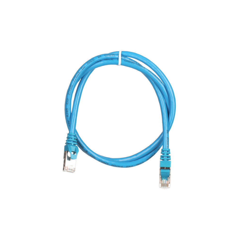 Патч-корд 1м S/FTP Cat 6 CU PVC 26AWG 7/0.16 blue 2E (2E-PC6SFTPCOP-100BL) - фото 2 Патч-корд 1м S/FTP Cat 6 CU PVC 26AWG 7/0.16 blue 2E (2E-PC6SFTPCOP-100BL) - фото 2