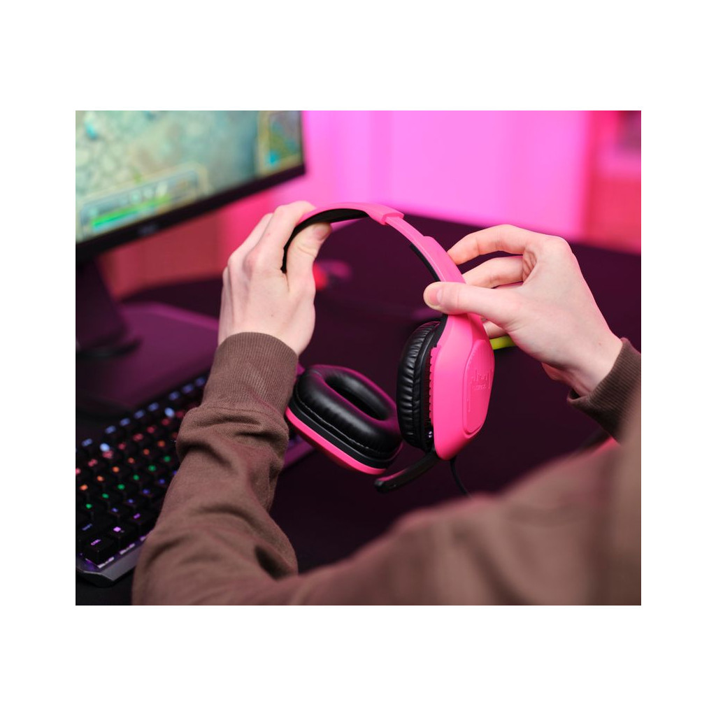 Навушники Trust GXT 415 Zirox 3.5мм Pink (24992) - фото 12 Навушники Trust GXT 415 Zirox 3.5мм Pink (24992) - фото 12