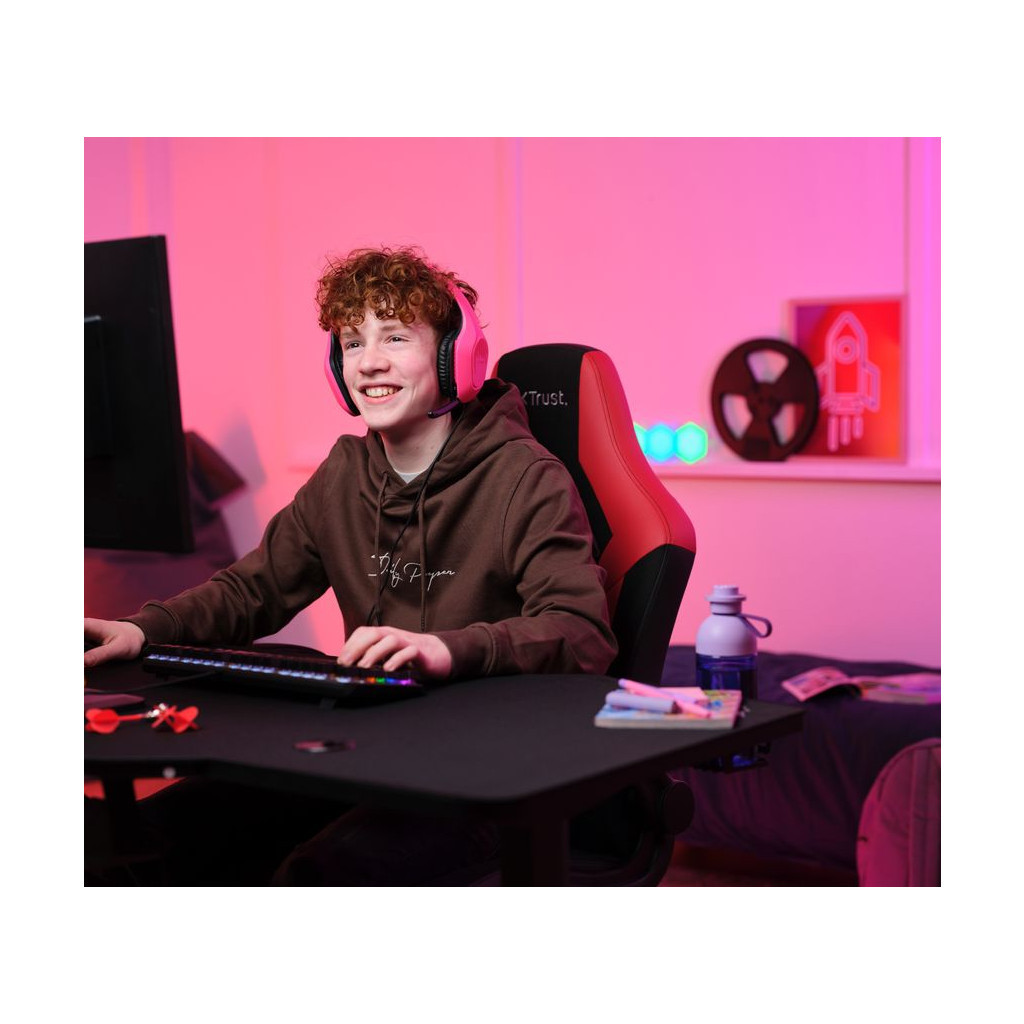 Навушники Trust GXT 415 Zirox 3.5мм Pink (24992) - фото 2 Навушники Trust GXT 415 Zirox 3.5мм Pink (24992) - фото 2