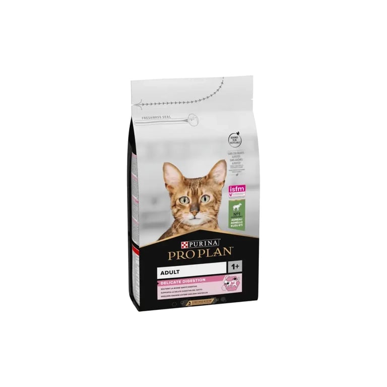 Сухий корм для кішок Purina Pro Plan Delicate Adult зі смаком ягняти 1.5 кг (7613035846685) - фото 3