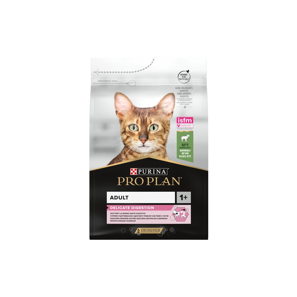 Сухий корм для кішок Purina Pro Plan Delicate Lamb зі смаком ягняти 3 кг (7613035846708) - фото 1 Сухий корм для кішок Purina Pro Plan Delicate Lamb зі смаком ягняти 3 кг (7613035846708) - фото 1
