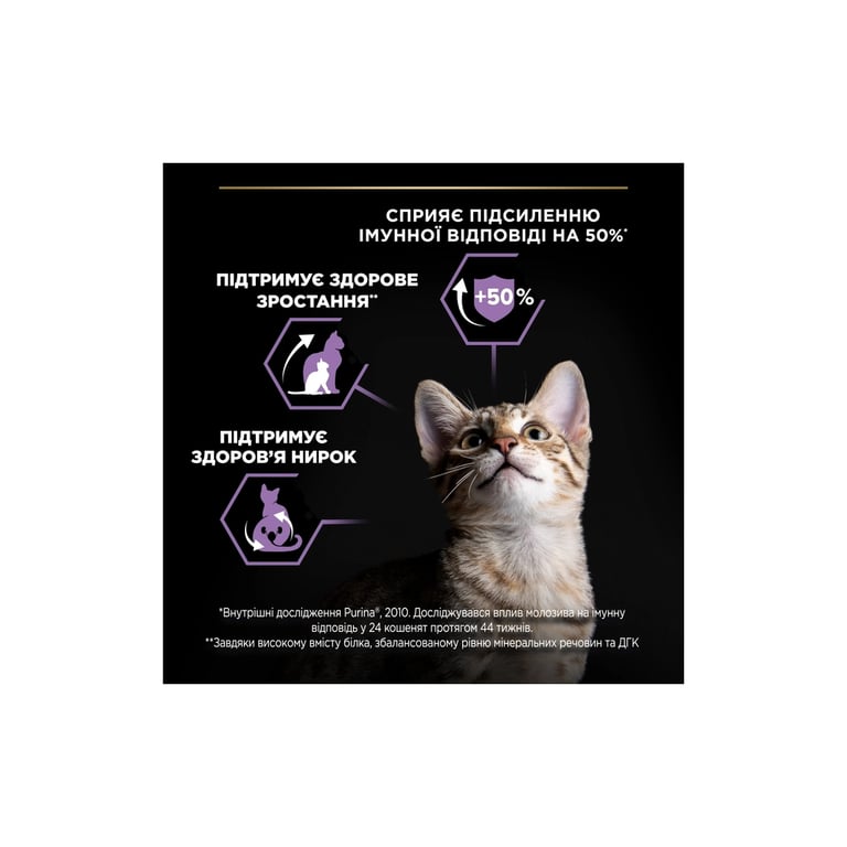 Сухий корм для кішок Purina Pro Plan Original Kitten до 12 місяців з куркою 1.5 кг (7613036505178) - фото 6