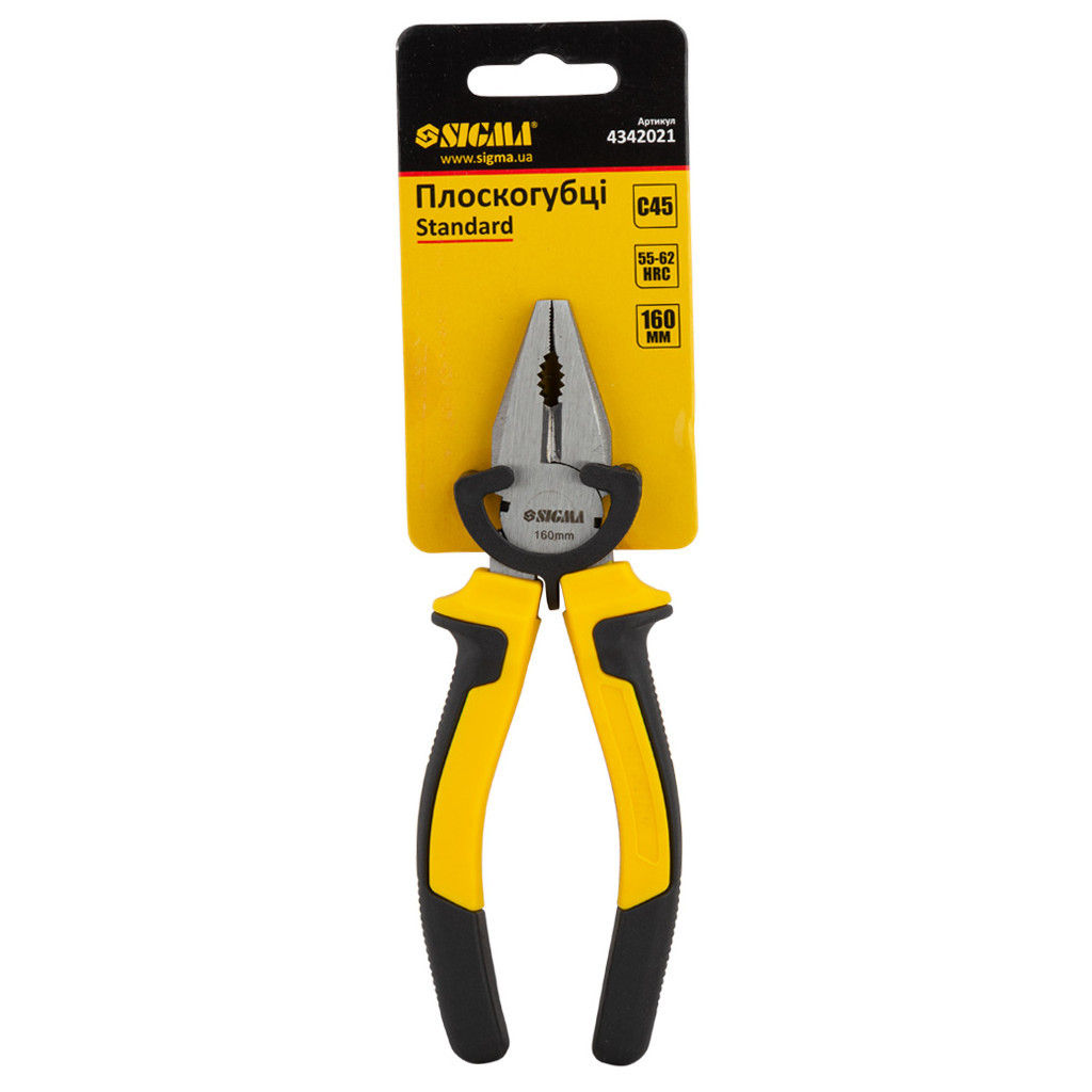 Плоскогубці Sigma 160мм Standard (4342021) - фото 3 Плоскогубці Sigma 160мм Standard (4342021) - фото 3