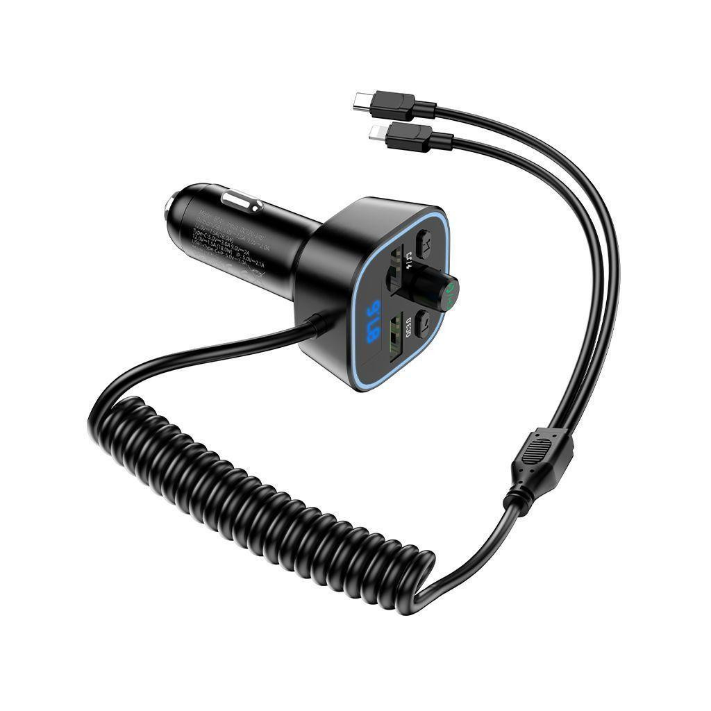 FM модулятор BOROFONE BC45, Black, Box (BC45) - фото 2 FM модулятор BOROFONE BC45, Black, Box (BC45) - фото 2