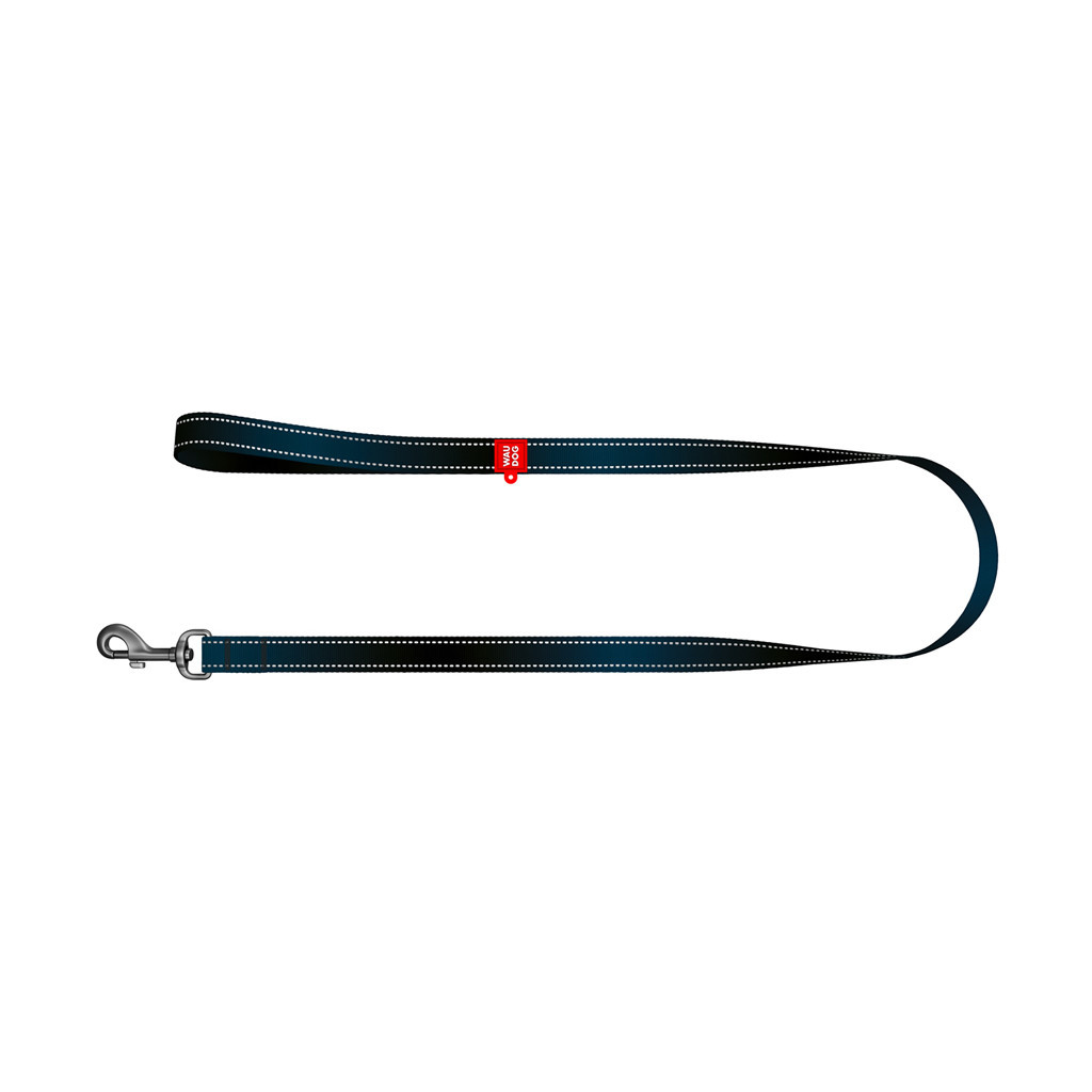 Повідець для собак WAUDOG Nylon Mono, світловідбивний S чорний (52171) - фото 3 Повідець для собак WAUDOG Nylon Mono, світловідбивний S чорний (52171) - фото 3