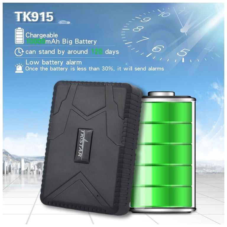 GPS-трекер для авто Voltronic TK-STAR TK-915 з магнітом 5 кг і акб 10000Ah на 120 діб Q50 (TK-915) - фото 8