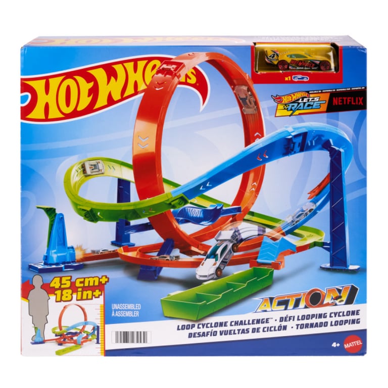 Автотрек Hot Wheels Action Випробування гіперпетлі (HTK16) - фото 1