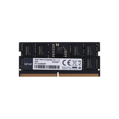 Модуль пам'яті для ноутбука SoDIMM DDR5 16GB 5600 MHz Lexar (LD5S16G56C46ST-BGS) - фото 1