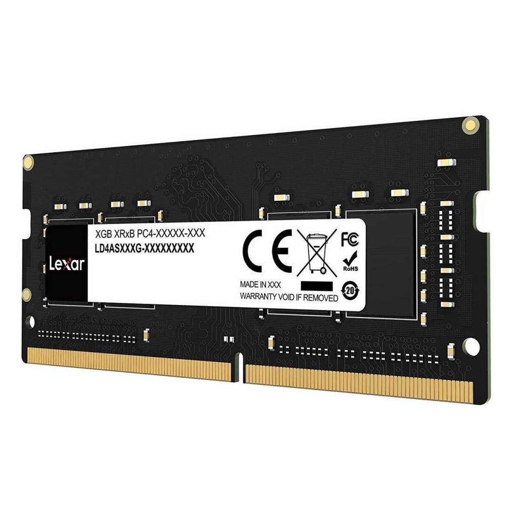 Модуль пам'яті для ноутбука SoDIMM DDR4 32GB 3200 MHz Lexar (LD4AS032G-B3200GSST) - фото 1