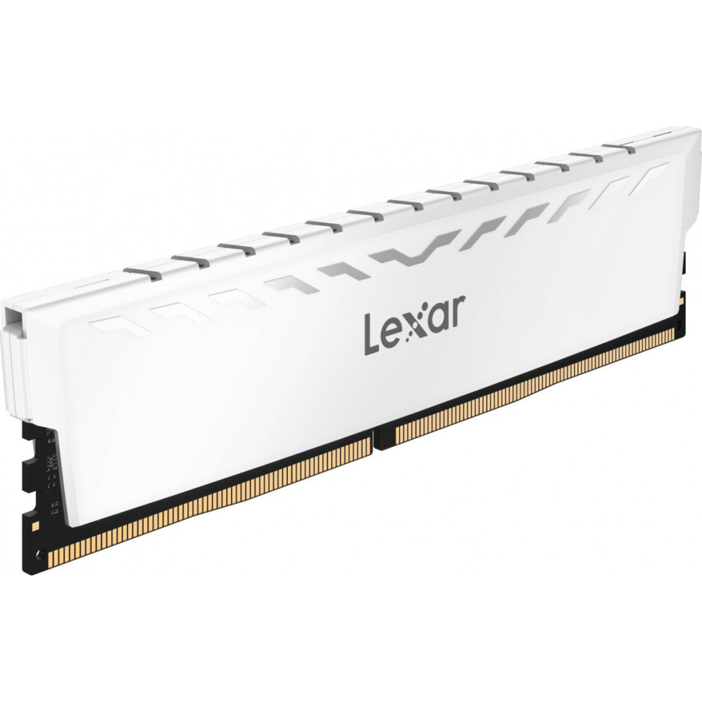 Модуль пам'яті для комп'ютера DDR4 16GB (2x8GB) 3600 MHz Thor White Lexar (LD4BU008G-R3600GDWG) - фото 4 Модуль пам'яті для комп'ютера DDR4 16GB (2x8GB) 3600 MHz Thor White Lexar (LD4BU008G-R3600GDWG) - фото 4