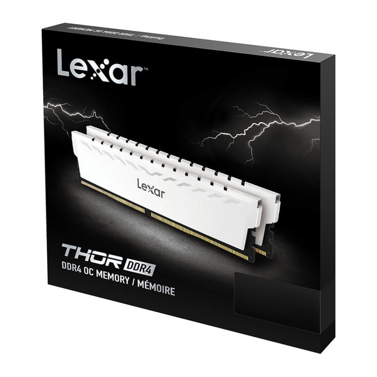 Модуль пам'яті для комп'ютера DDr432GB (2x16GB) 3600 MHz Thor White Lexar (LD4BU016G-R3600GDWG) - фото 7