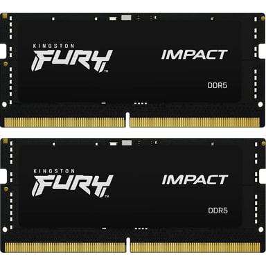 Модуль пам'яті для ноутбука SoDIMM DDR5 32GB (2x16GB) 4800 MHz Kingston Fury (ex.HyperX) (KF548S38IBK2-32) - фото 1
