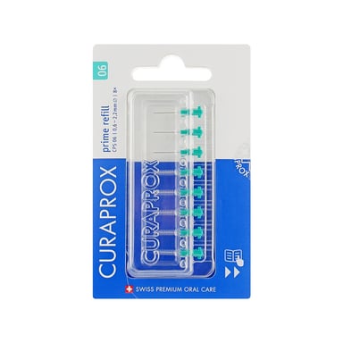 Щітки для міжзубних проміжків Curaprox Prime Refill CPS 06 D 0.6 - 2.2 мм Без тримача 8 шт. (7612412426519) - фото 1
